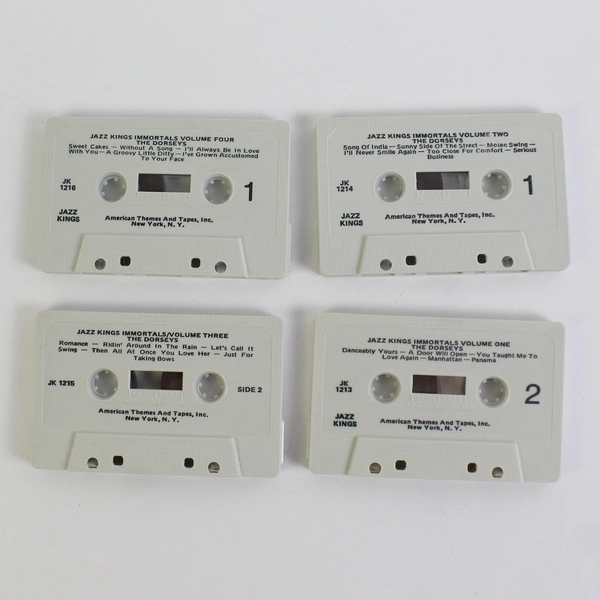 Complete Set of 4 Cassette Tapes Jazz Kings Immortals The Dorseys Vol 1-4