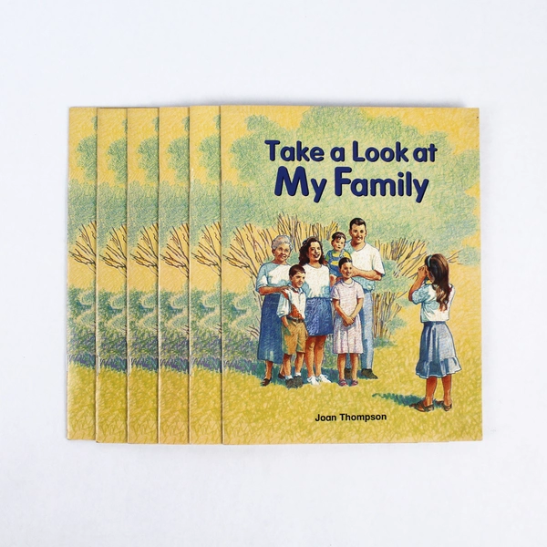 Lot of 6 "Take a Look at My Family" by Joan Thompson - Level C Phonics Books