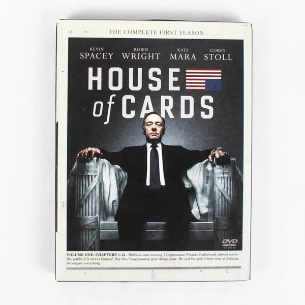 House of Cards: the Complete First Season DVD 2013 4 Disc Set