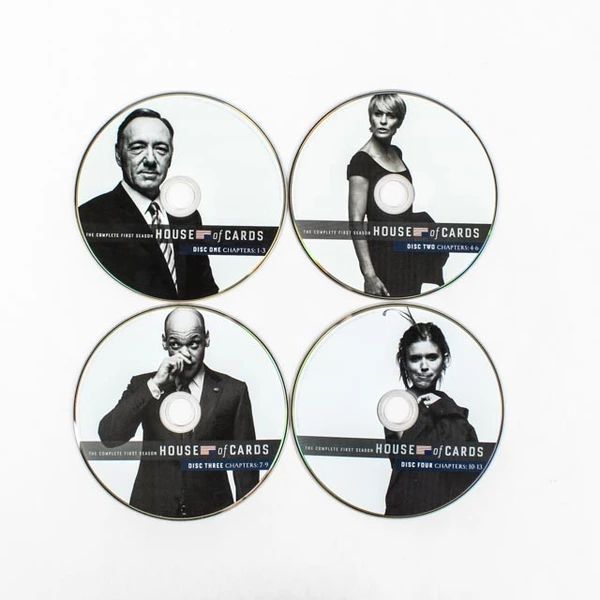 House of Cards: the Complete First Season DVD 2013 4 Disc Set