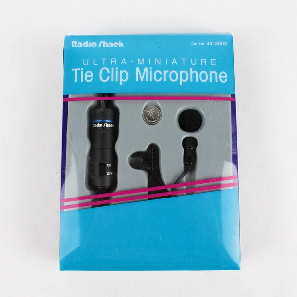 Radio Shack Ultra Mini Tie Clip Microphone