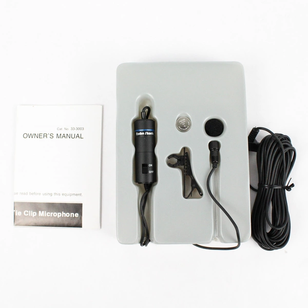 Radio Shack Ultra Mini Tie Clip Microphone
