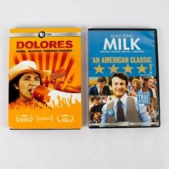 Lot Of 2 Autobiography Movies Films DVDs: Milk  2008 & Dolores 2017