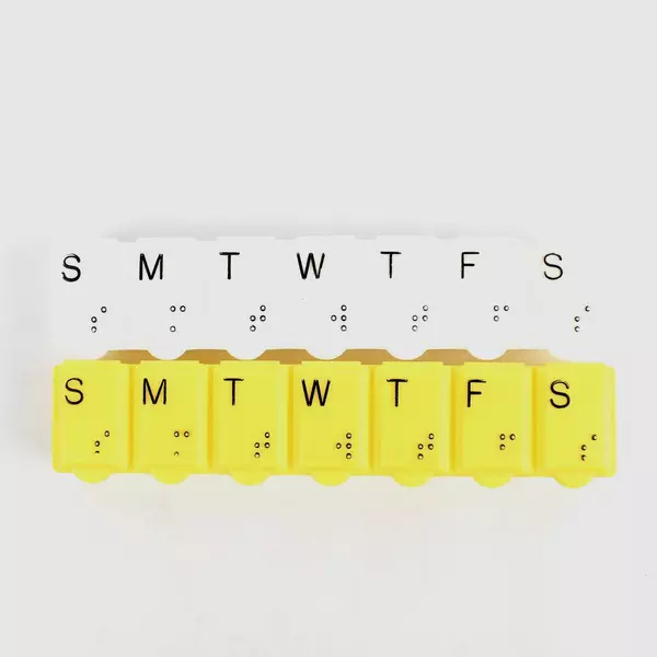 Lot of 4 Weekly Daily Pill Box Medication Organizers