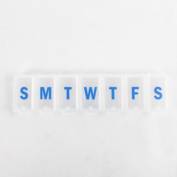 Lot of 4 Weekly Daily Pill Box Medication Organizers