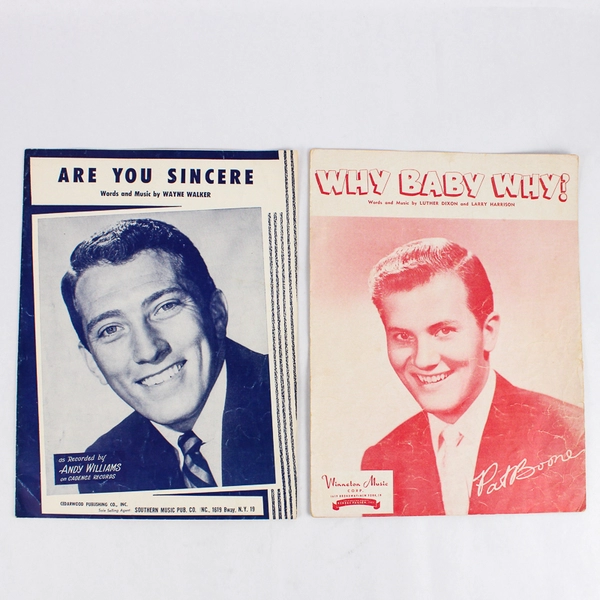 Lot Of 4 Vintage Sheet Music 1957 Featuring In The Middle Of An Island