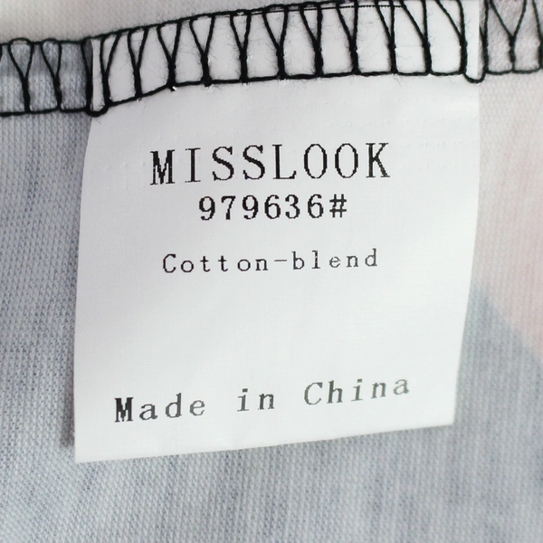 MissLook Multicolored Striped Open-Front Cardigan Women's Size M, Pre-Owned