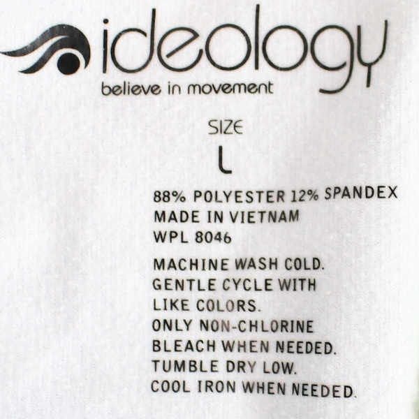 Ideology Women's Blue Green Track Jacket Size L Activewear Pre-Owned