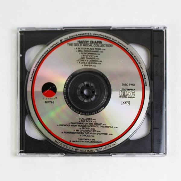 Harry Chapin The Gold Medal Collection 2-Disc Set 1988