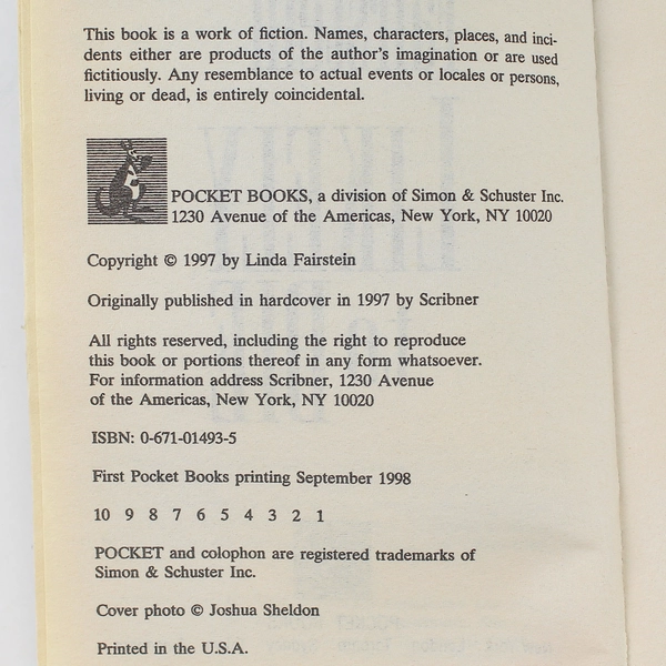 Likely to Die Linda Fairstein 1998 Paperback