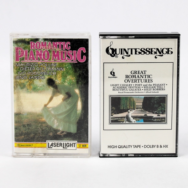 Lot of 2 Cassette Tape Romantic Instrumental Overtures Classical Opera