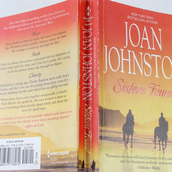 Joan Johnston "Sisters Found" 2013 Harlequin Paperback - Good Condition