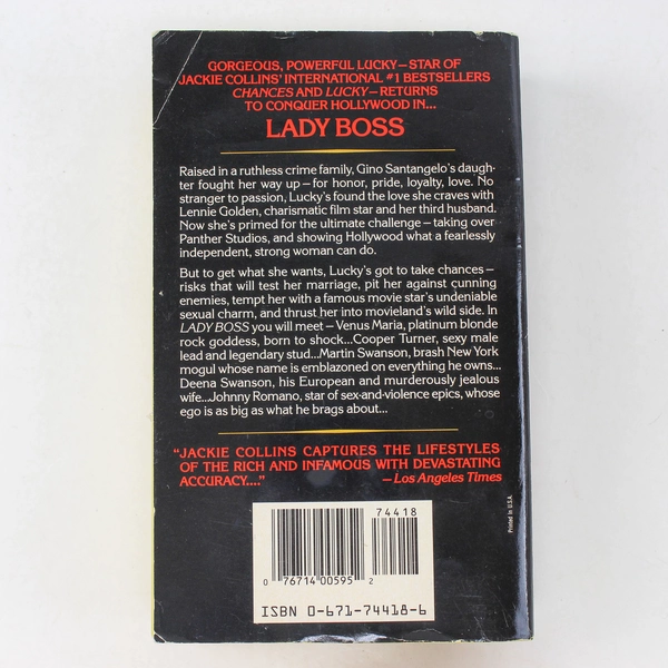 Lady Boss by Jackie Collins 1991 Paperback