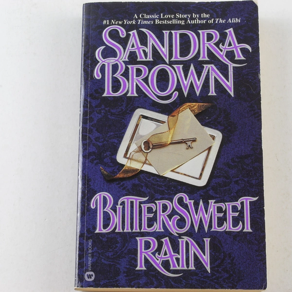 Bittersweet Rain by Sandra Brown 1984 Warner Books Romance Paperback Good