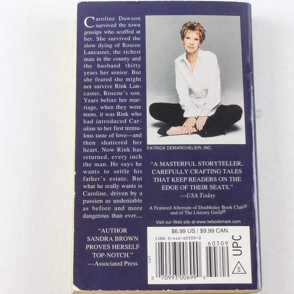 Bittersweet Rain by Sandra Brown 1984 Warner Books Romance Paperback Good