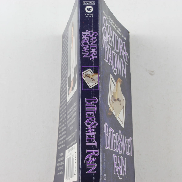 Bittersweet Rain by Sandra Brown 1984 Warner Books Romance Paperback Good