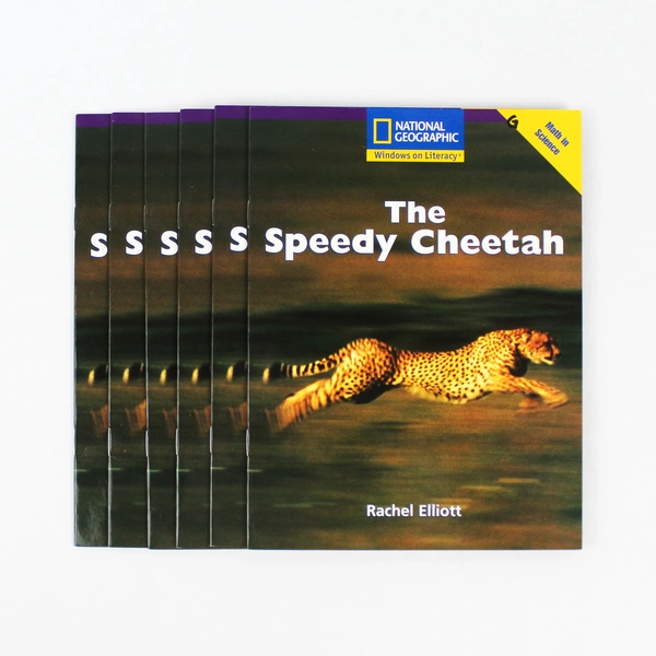 Lot of 6 National Geographic The Speedy Cheetah by Rachel Elliott 2004