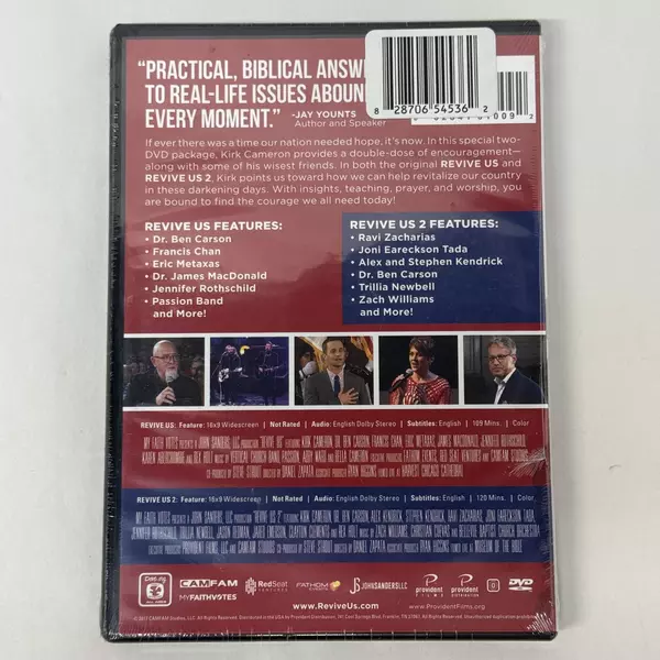 Kirk Cameron: Revive Us 1 & 2 DVD
