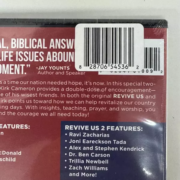 Kirk Cameron: Revive Us 1 & 2 DVD