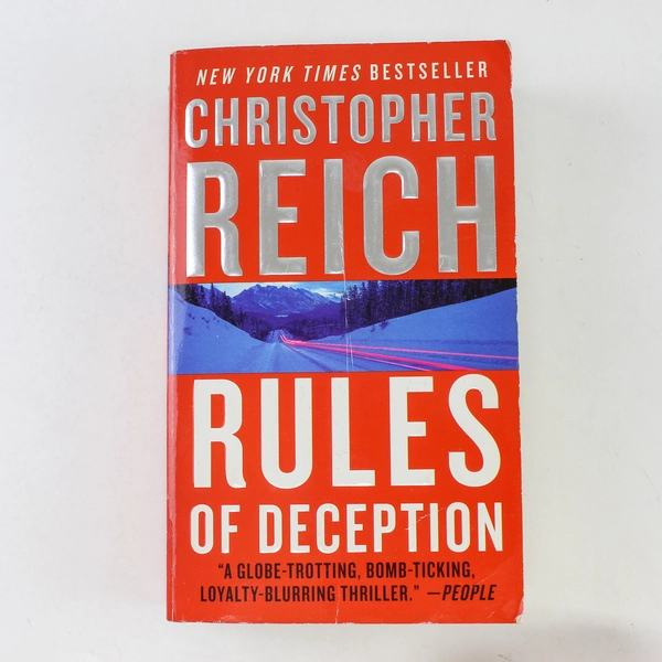 Rules of Deception by Christopher Reich 2009 Paperback - Espionage Thriller