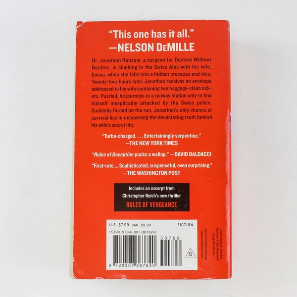 Rules of Deception by Christopher Reich 2009 Paperback - Espionage Thriller