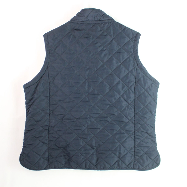 Cotton Traders Women's Size 20 Navy Blue Fleece-Lined Vest - Good Condition