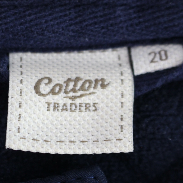 Cotton Traders Women's Size 20 Navy Blue Fleece-Lined Vest - Good Condition