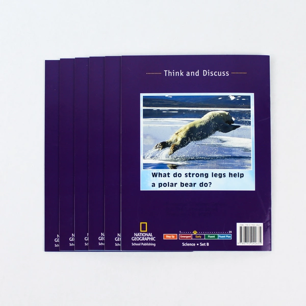 Lot of 6 National Geographic Polar Bears Books by Caroline Candusio 2003