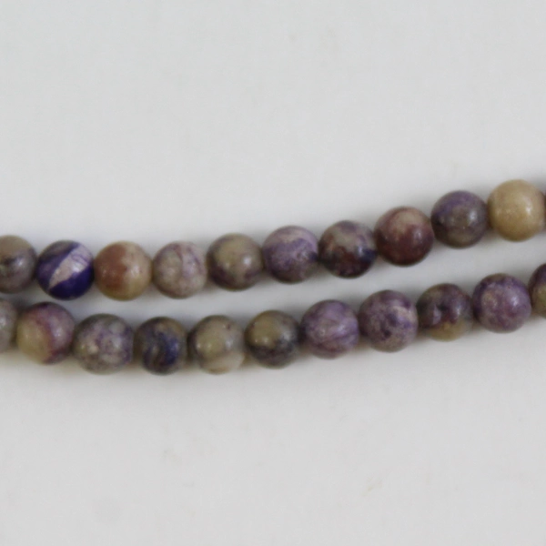 VTG Karla Jordan Choker Purple Gemstone Bead Necklace