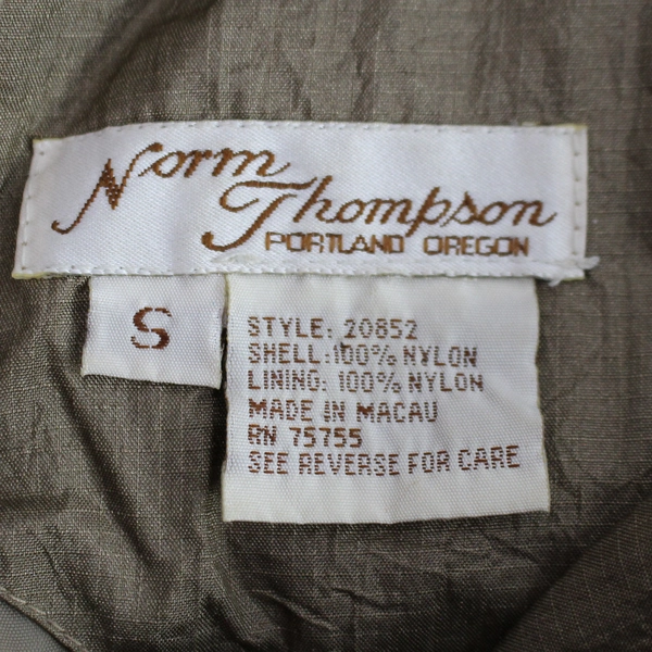 Norm Thompson Women's Brown Hooded Coat Size S - Flawed, Pre-Owned