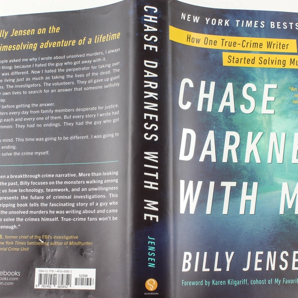 Chase Darkness With Me by Billy Jensen 2019 Hardcover True Crime Book