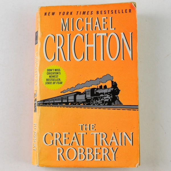 The Great Train Robbery by Michael Crichton 2002 Paperback - Good Condition