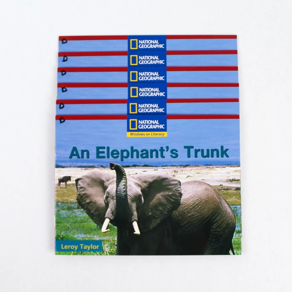 Lot of 6 An Elephant's Trunk by Leroy Taylor National Geographic 2003 Books