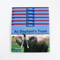 Lot of 6 An Elephant's Trunk by Leroy Taylor National Geographic 2003 Books