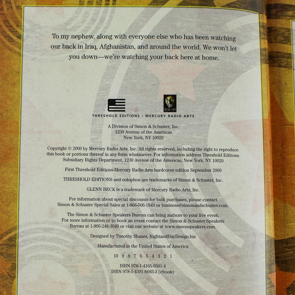 Arguing With Idiots by Glenn Beck & Kevin Balfe 2009 Hardcover - Good Condition