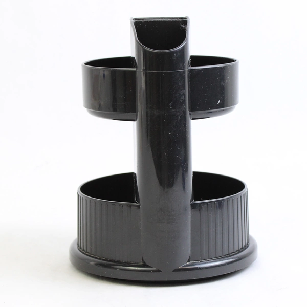 Oxford SDI Rotating Desktop Organizer, Black Plastic Caddy 7" x 5.5"