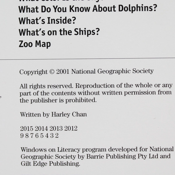 Lot of 6 What Do You Know About Dolphins? by Harley Chan 2001 Paperback Books