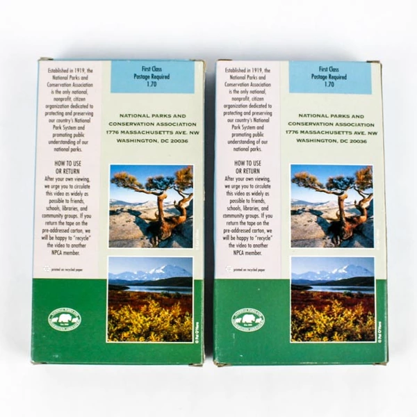 Lot Of 2 Citizens Protecting America's Parks VHS Tapes