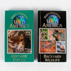 Lot Of 2 Marty Stouffer's Wild America VHS 1996