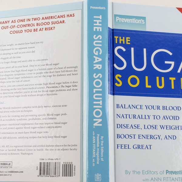 Prevention's The Sugar Solution by Ann Fittante - Hardcover Book, Good Condition