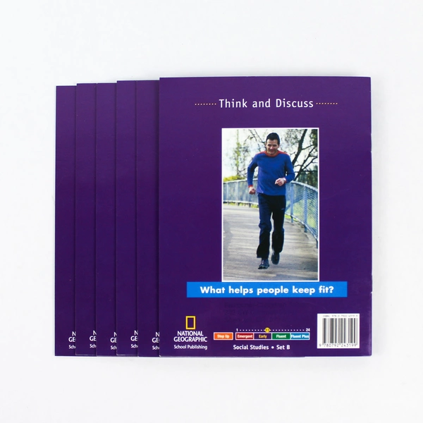 Lot of 6 National Geographic My Family Keeps Fit Books by David Tunkin 2003