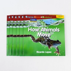 Lot of 6 How Animals Move by Ricardo Lopez National Geographic 2006 Books