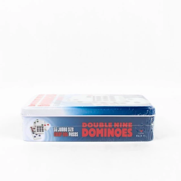 Cardinal Double Nine Dominoes 55 Jumbo Size Color Dot Pieces Sealed