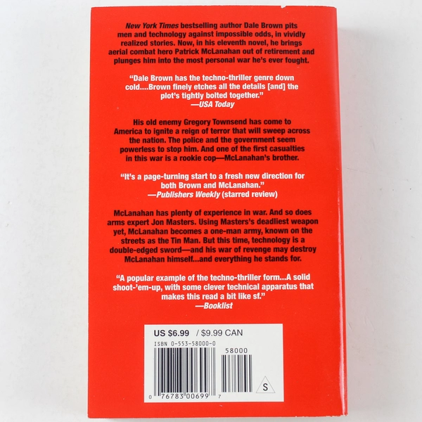 The Tin Man by Dale Brown 1998 Hardcover - Good Condition Adventure Novel