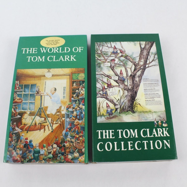 Lot of 2 Tom Clark VHS Tapes with Original Boxes - 1987 & 1992