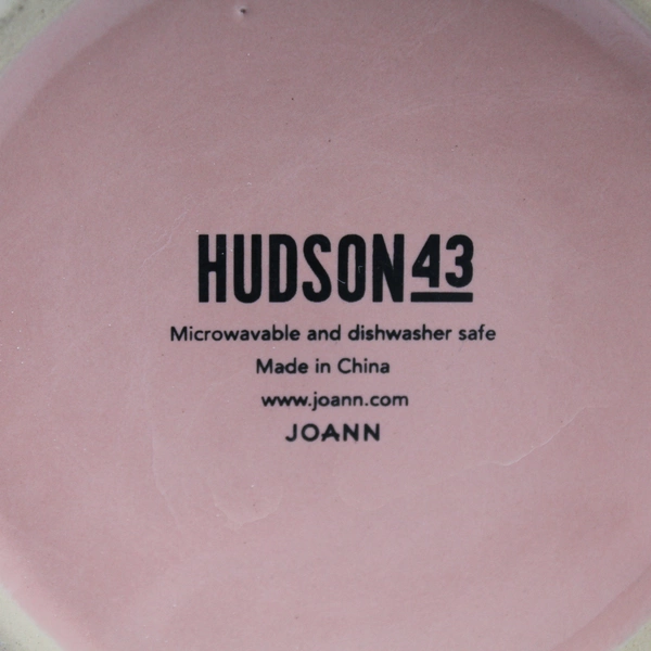 Joann Hudson 43 Me Time Pink Ceramic Coffee Mug 4"