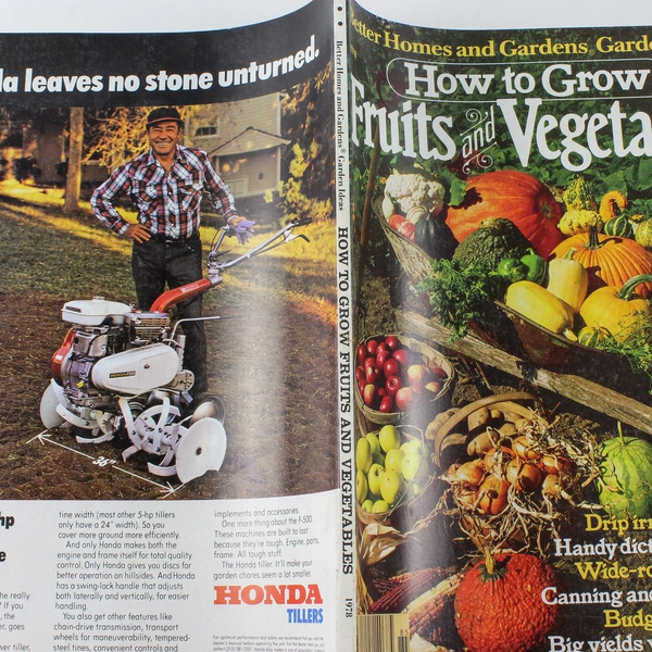 How to Grow Fruits and Vegetables Better Homes and Gardens 1978 Paperback