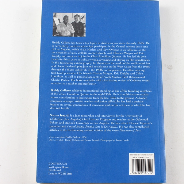 Jazz Generations A Life in American Music and Society Isoardi Collette 2000 PB