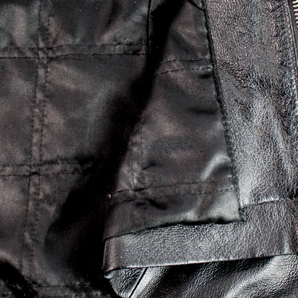 Inspire by Rino & Pelle Women's Black Faux Leather Coat Size 38 - Belted, Lined