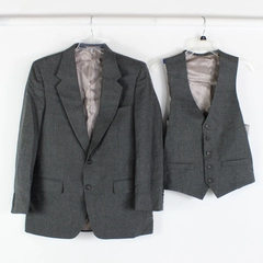 Vintage Frederick & Nelson Gray Pinstriped Suit Jacket and Vest Men's 40R
